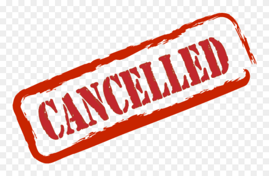 Cancelled - Transparent Background Paid In Full Stamp Clipart