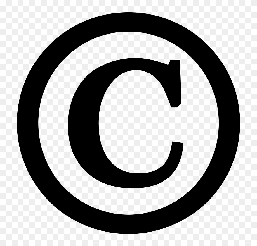 Clipart Copyright Symbol Png Images Clipart - All Rights Reserved Icon Transparent Png