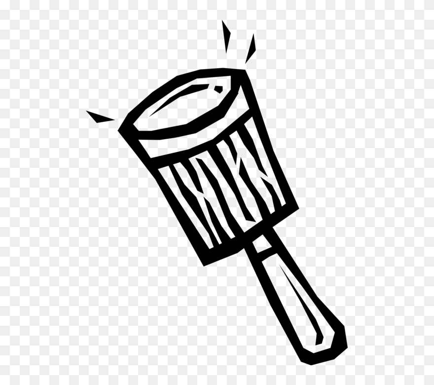 Vector Illustration Of Latin Music Maracas Or Rumba Clipart