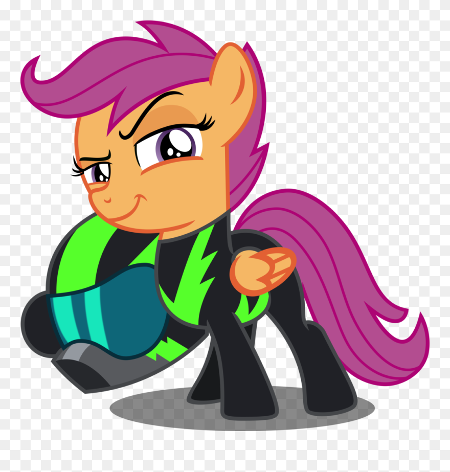 Dynamite Vector Clipart - My Little Pony Washouts Scootaloo - Png Download