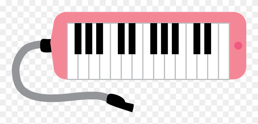 Melodica Pianica Musical Instrument Clipart - 鍵盤 ハーモニカ イラスト フリー - Png Download