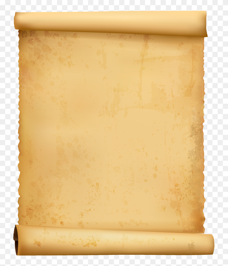 Scroll Parchment Png - Old Scroll Paper Png Clipart