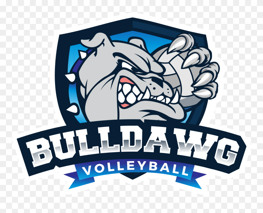 Ramona High Girls Volleyball Information Here - Bulldog Volleyball Logo Clipart