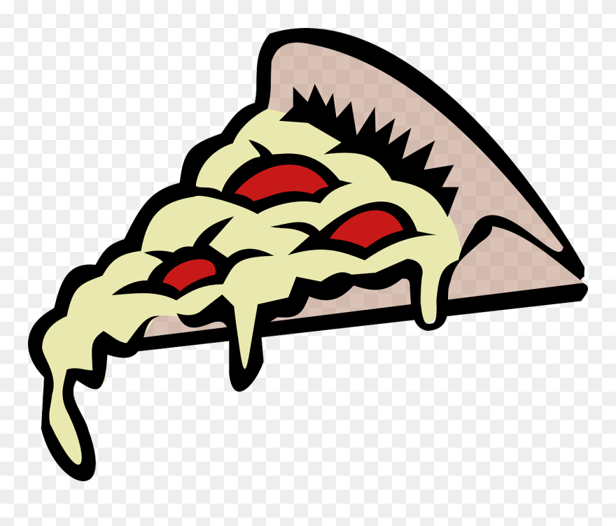 Pizza Cartoon Transparent Background Clipart