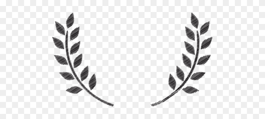 Black Olive Branch Clip Art - Png Download