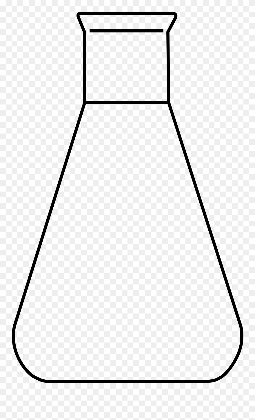 Collection Of Erlenmeyer - Erlenmeyer Flask Drawing Transparent Clipart