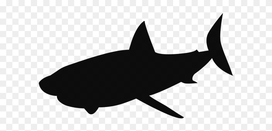 035 海幸彦の災難 - Shark Silhouette Png Clipart