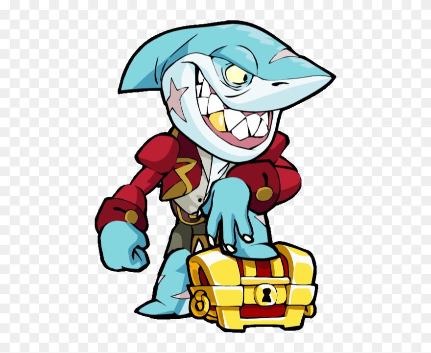 Shark Attack Thatch - Brawlhalla Shark Attack Thatch Clipart