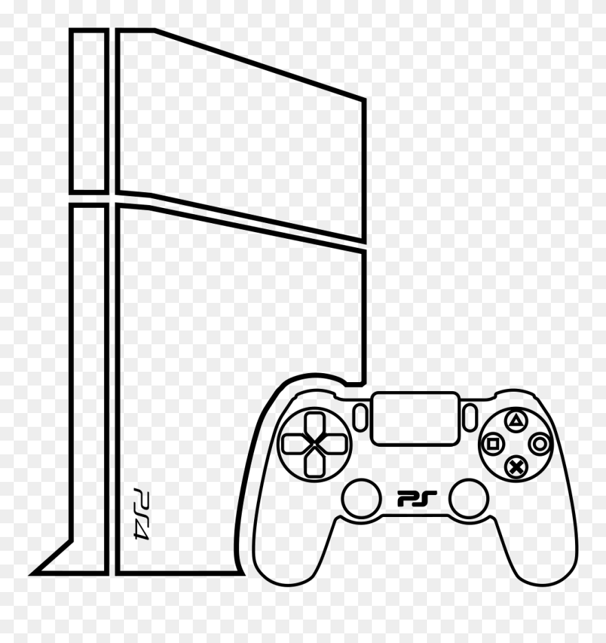 Gaming Drawing Console For Free Download - Video Games Consoles Drawing Clipart
