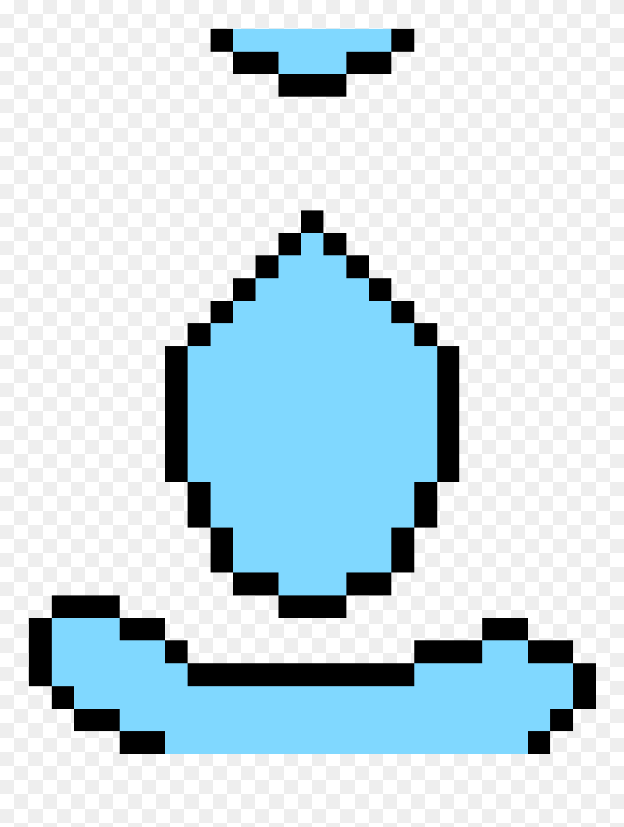 Transparent Raindrops Png - Pixel Play Button Png Clipart