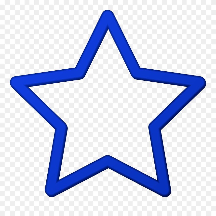 Star Clipart Blue - Png Download