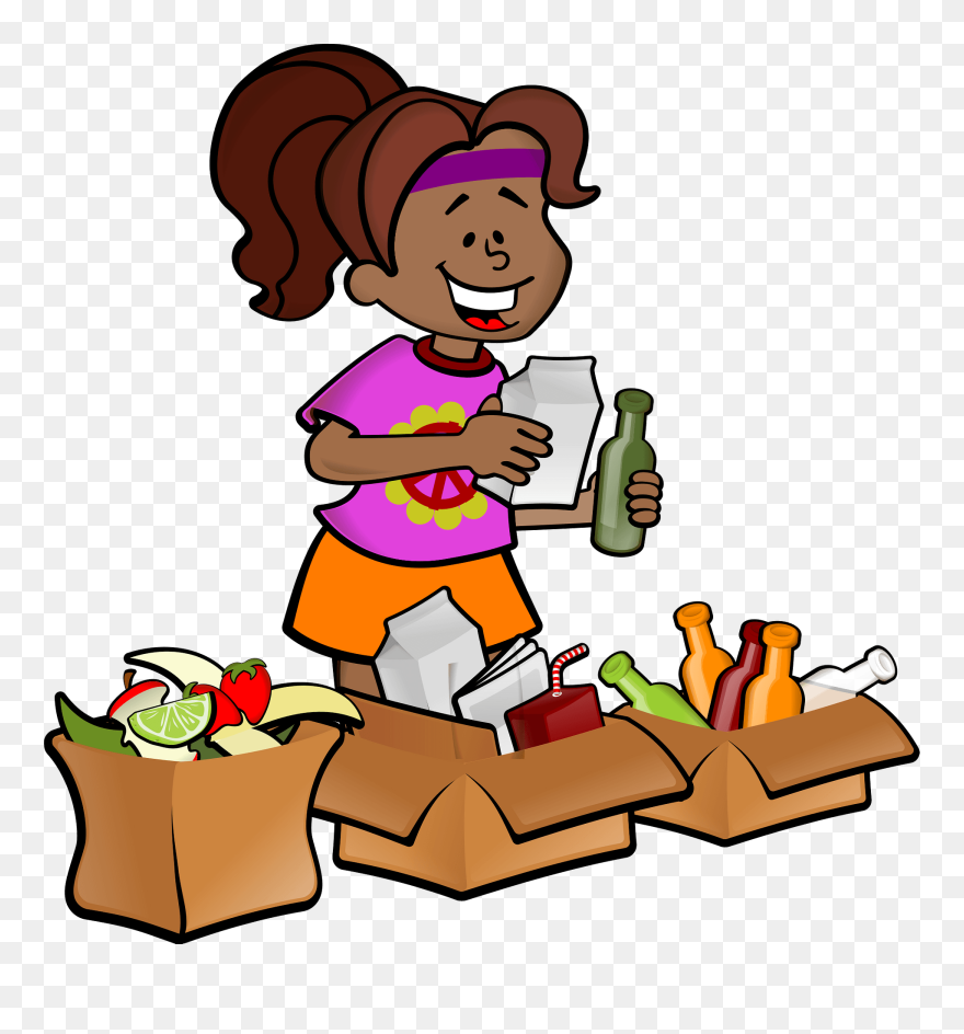 How To Create A Successful School Recycling program - Separate Clipart - Png Download