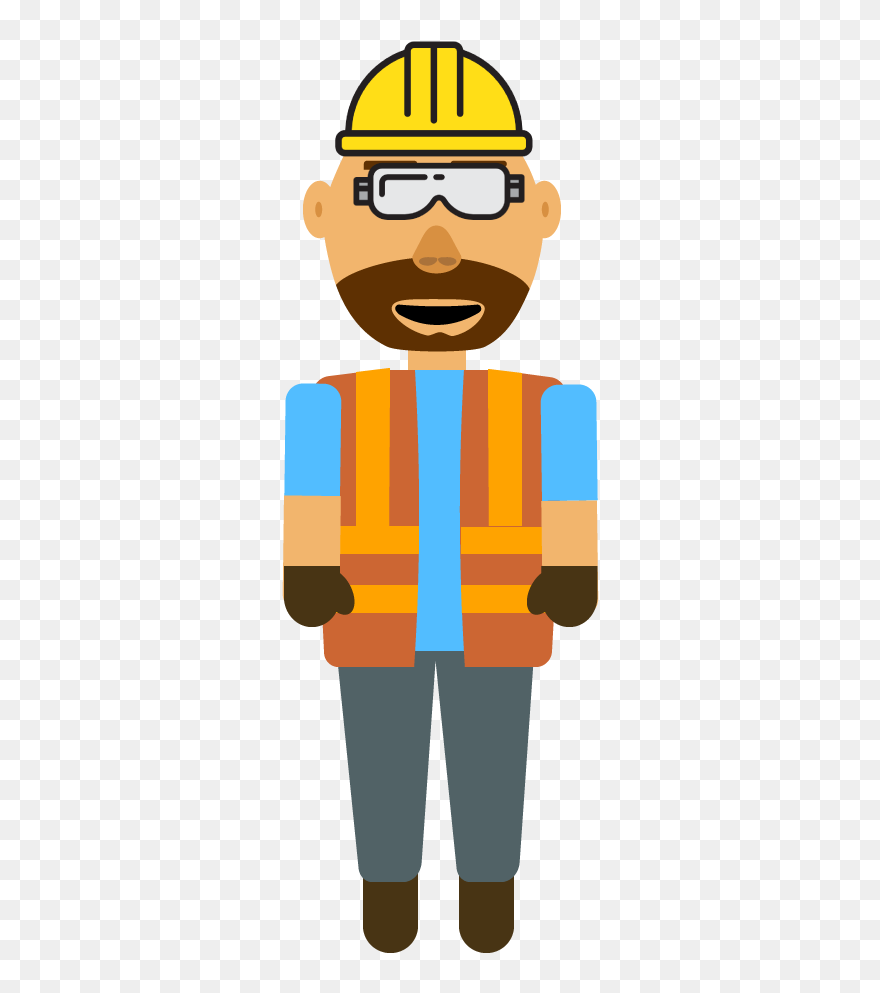 Hombre-trabajador - Illustration Clipart