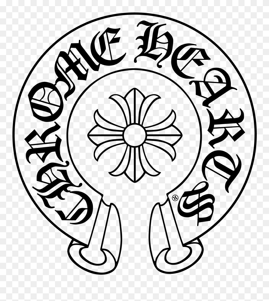 Vector Chrome Hearts Logo Clipart