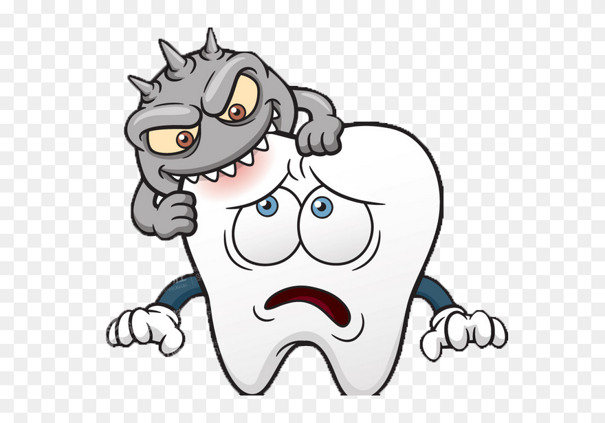 Tooth Decay - Tooth Decay Kids Cartoon Clipart