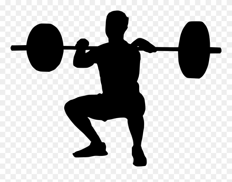 Weightlifter Drawing Strength Training - Transparent Weightlifter Clipart