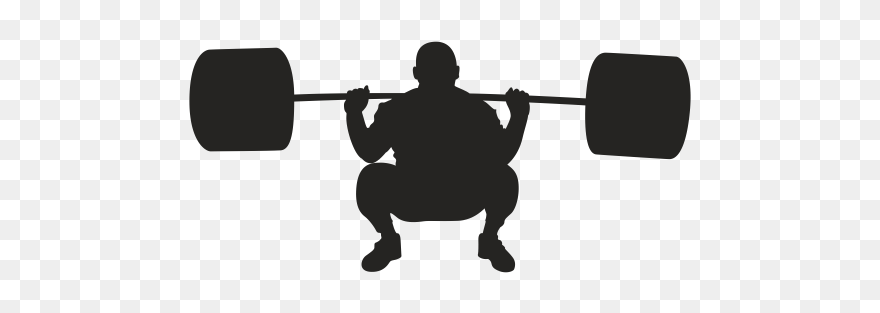 Silhouette Physical Fitness Olympic Weightlifting Fitness - Training Silhouette Png Clipart