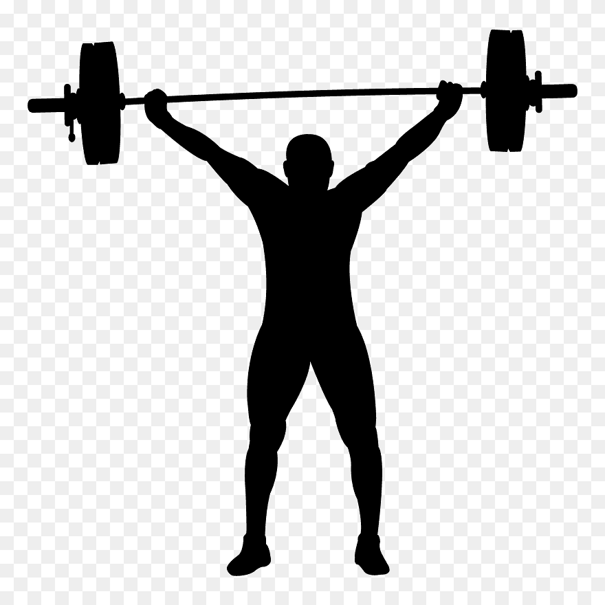 Weight Lifting Vector Clipart