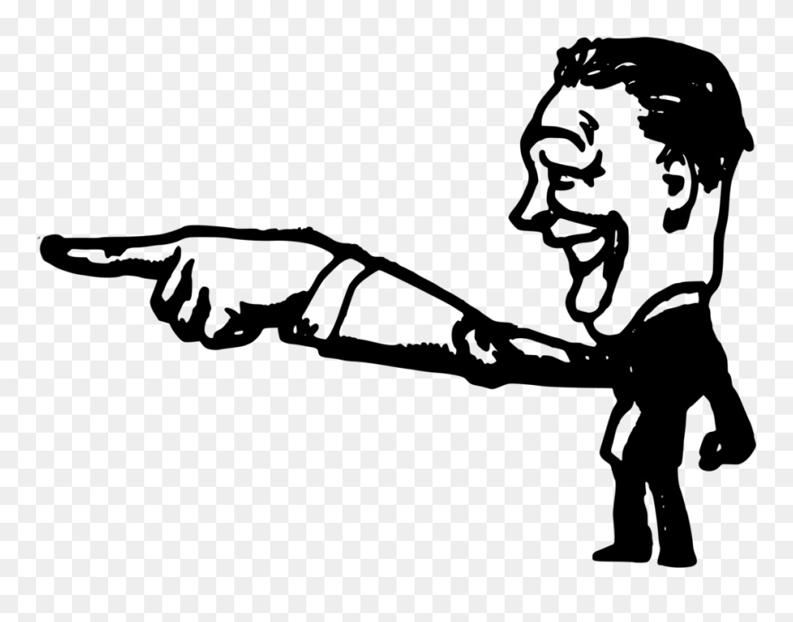 Hand,finger,arm - Drawing Of A Pointing Finger Clipart