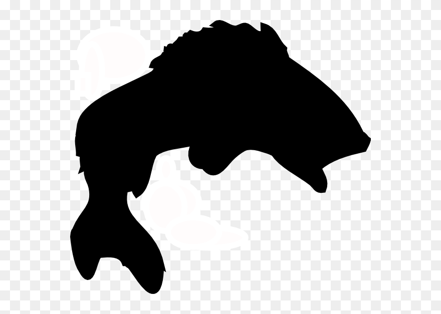 Black Fish Clip Art - Png Download