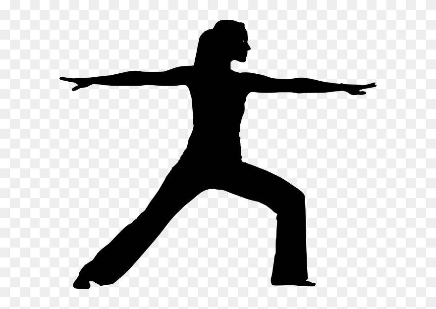 Home Work Out Silhouette Clipart