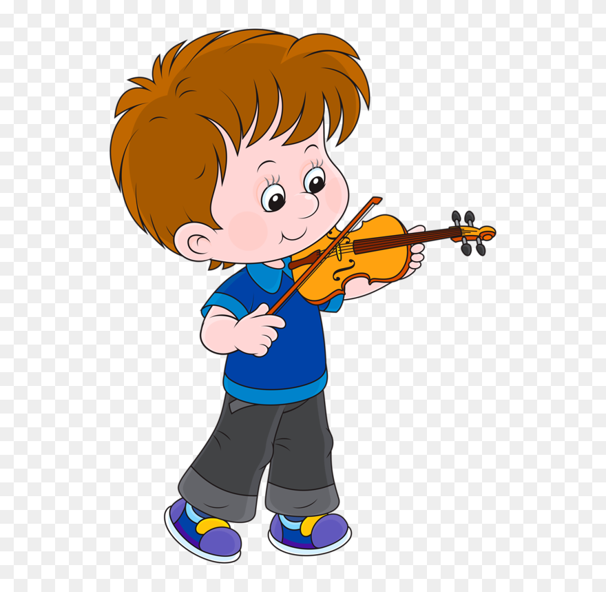 Play The Violin Clipart - Png Download