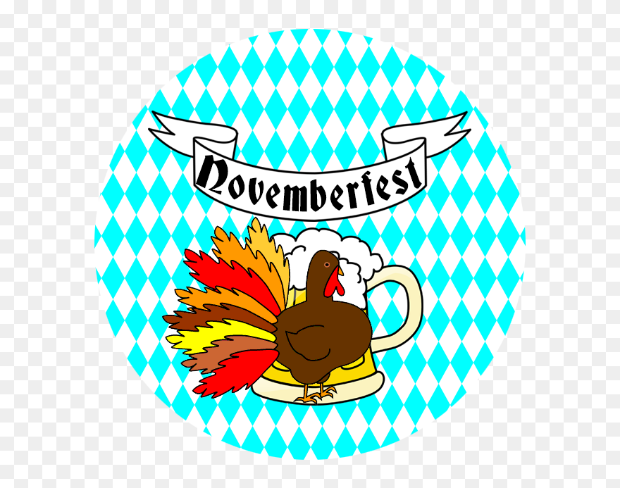 Novemberfest - Black And White Diamond Background Clipart