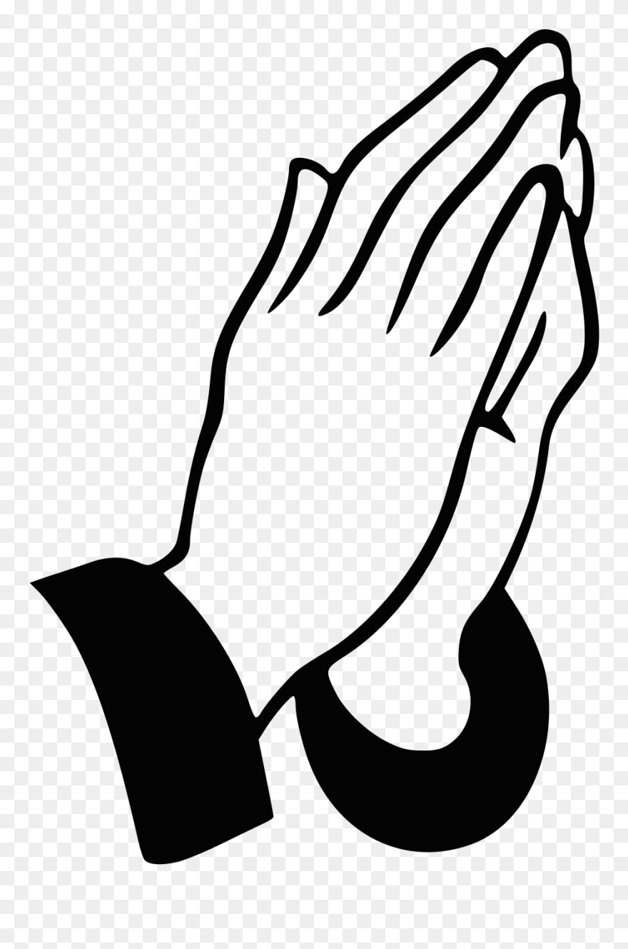 Hands Praying Transparent Background Clipart