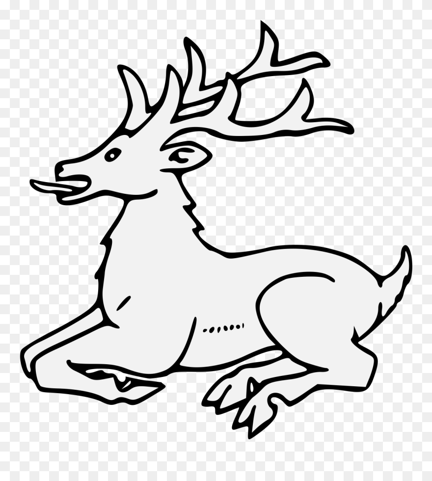 Stag - Cartoon Clipart