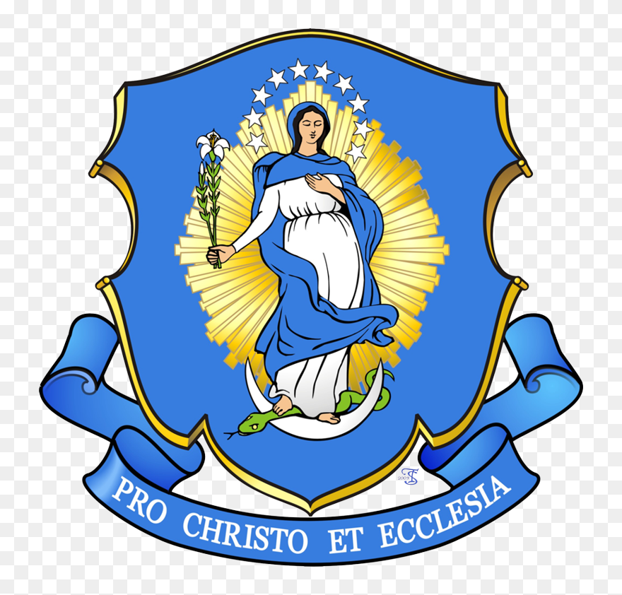 Virgin Mary Coat Of Arms Clipart