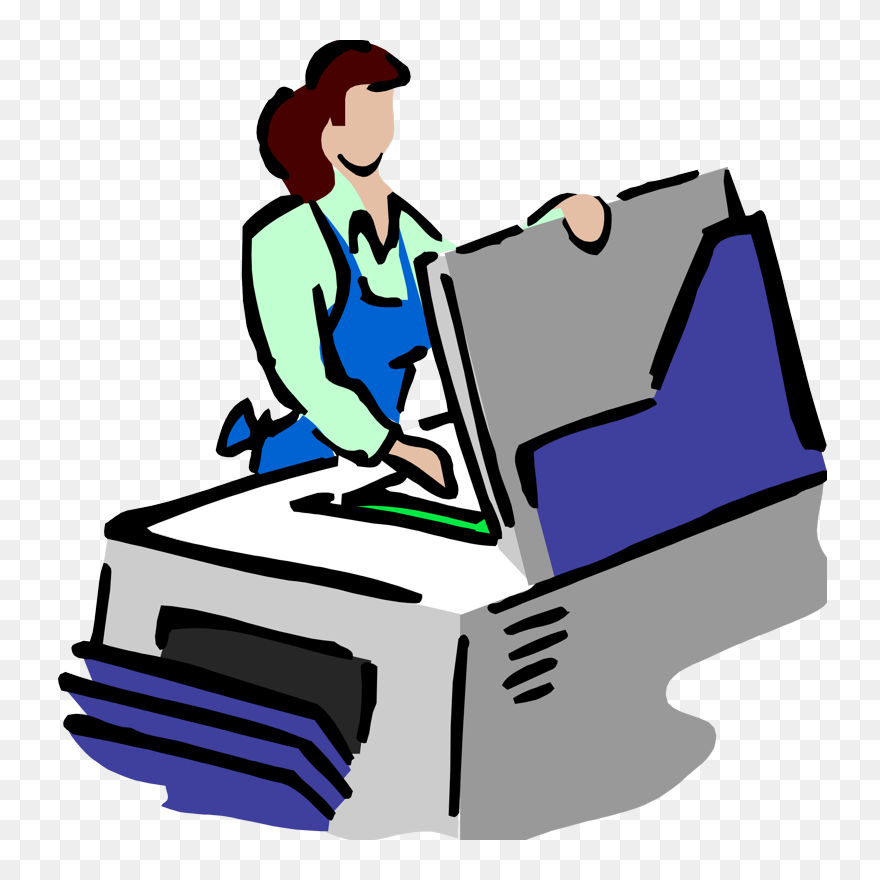 Paperless In A Centric - Clipart Xerox - Png Download