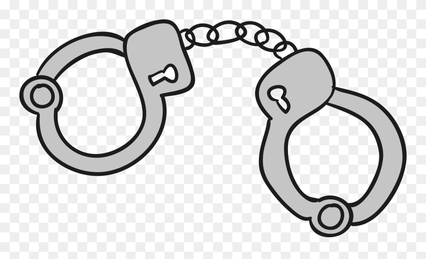 Handcuffs Clip Art - 8th Amendment Drawing Easy - Png Download