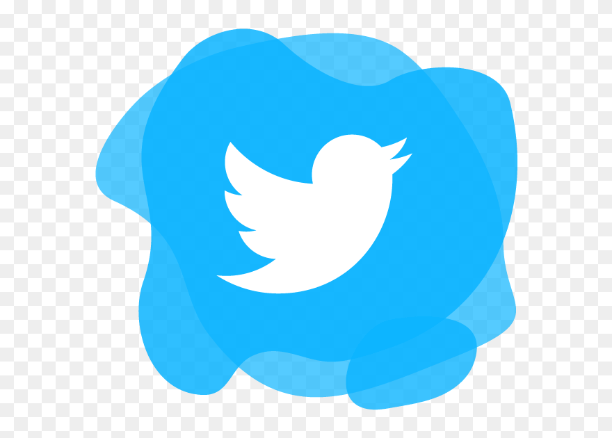 Twitter - Red Twitter Logo Transparent Clipart