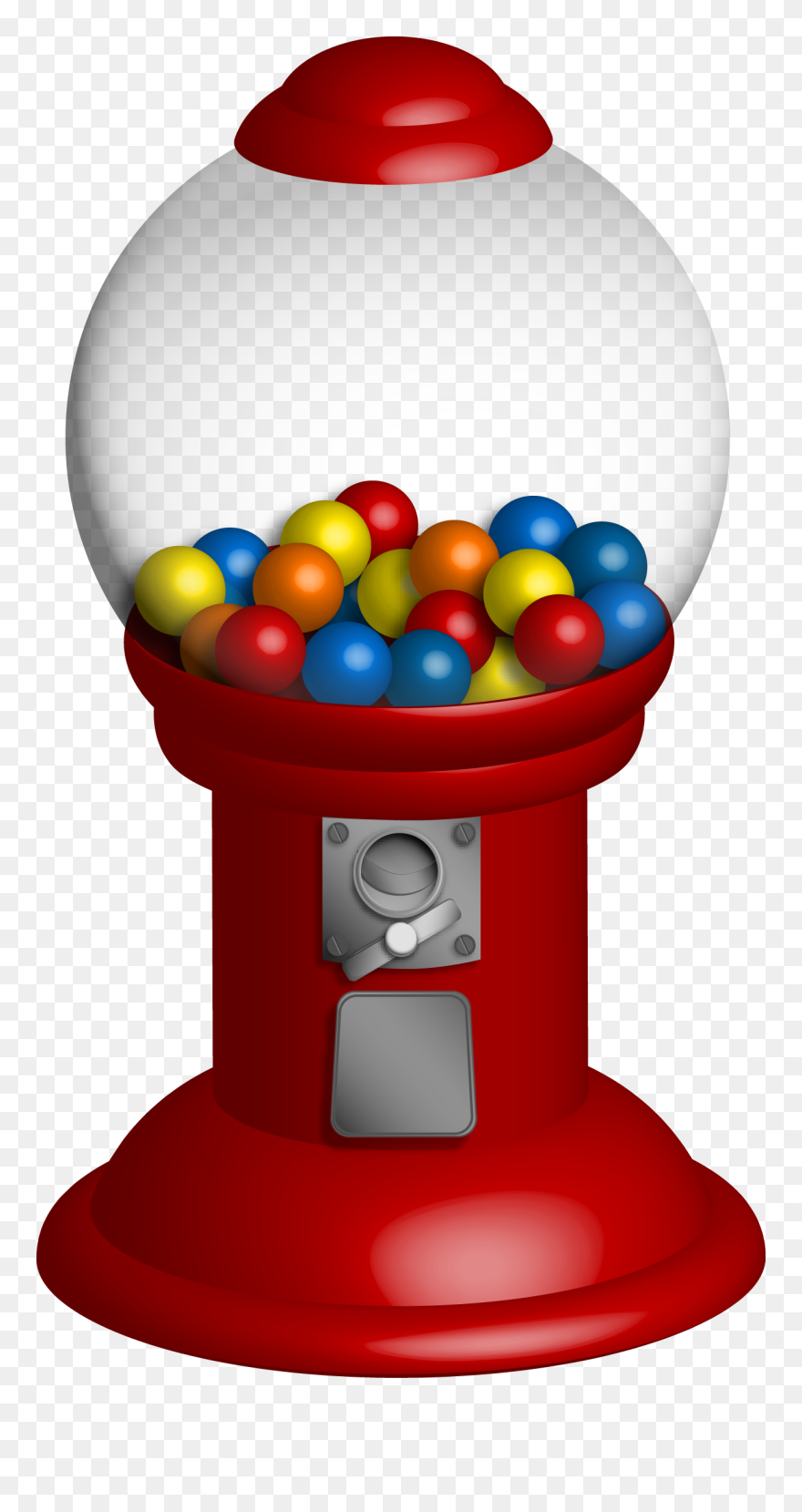 Gumball Machine Clipart Png - Bubble Gum Machine Clipart Png Transparent Png