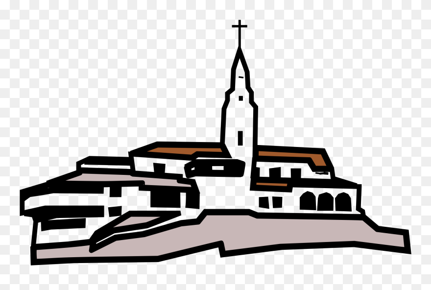 Iglesia De Monserrate Clip Arts - Cerro De Monserrate Vector - Png Download