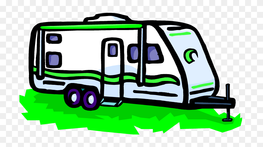 Draw A Easy Camping Trailer Clipart