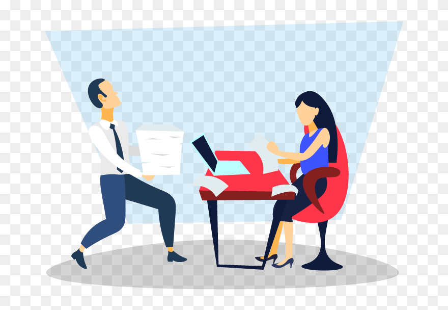 Person Carrying Paper Clipart