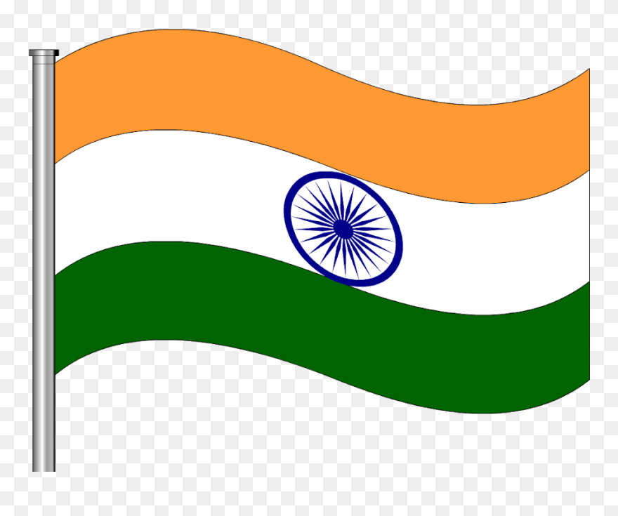 Transparent Constitution Clipart For Kids - Indian Flag Clipart Png