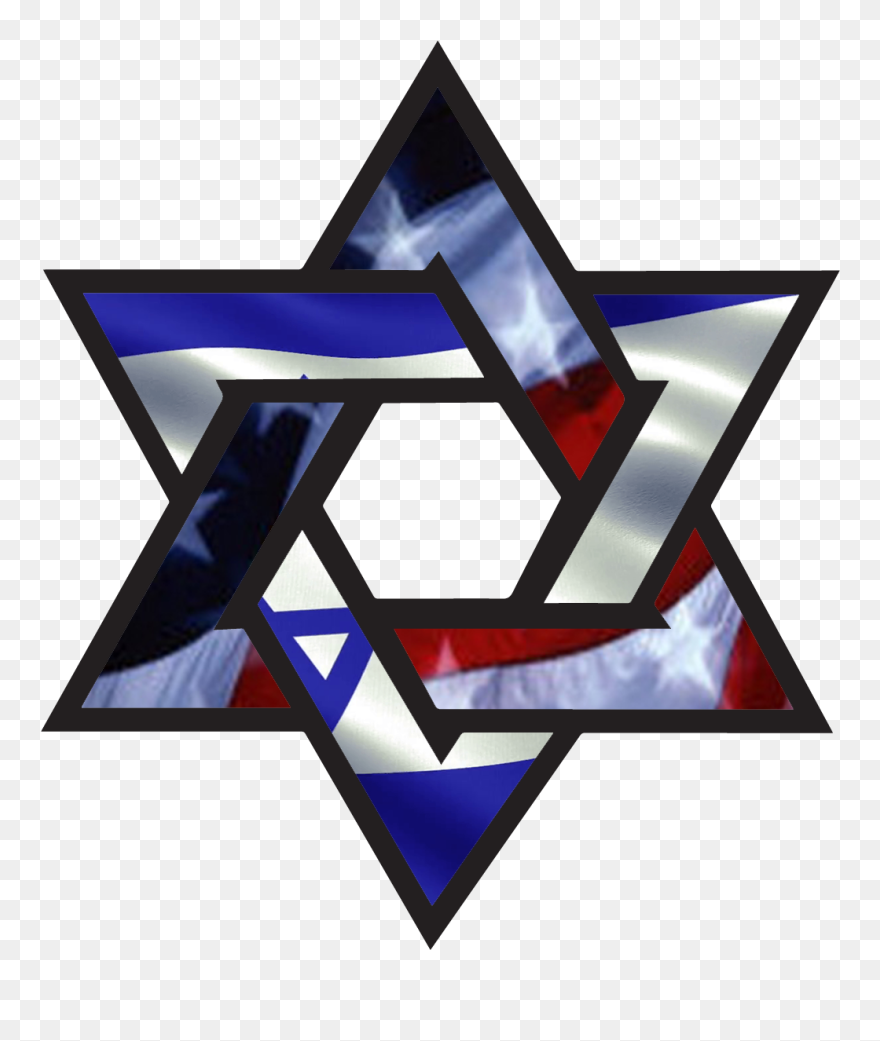 American Jew Flag Star Of David Clipart