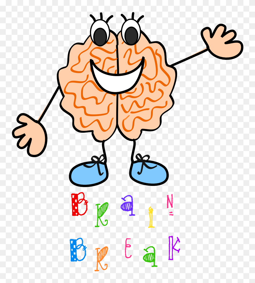 Movement Clipart Brain Break, Movement Brain Break - Brain Clipart Transparent Background - Png Download