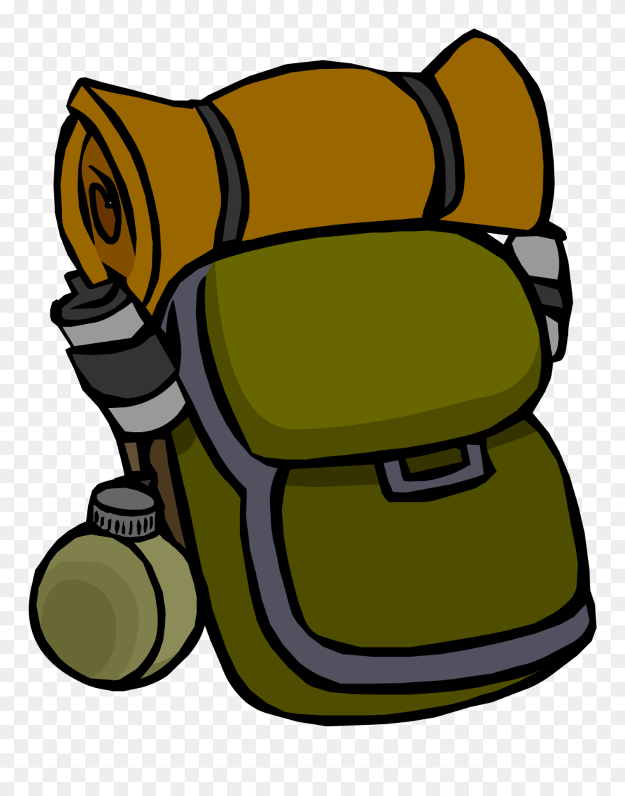 Supply Bag Club Penguin Wiki Fandom Powered By Wikia - Hiking Backpack Clip Art - Png Download