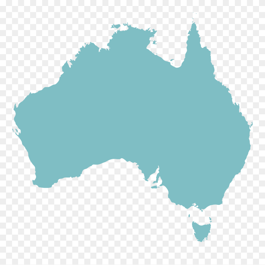 Vector Map Australia Blank Free Transparent Image Hd - Privacy Act 1988 Clipart