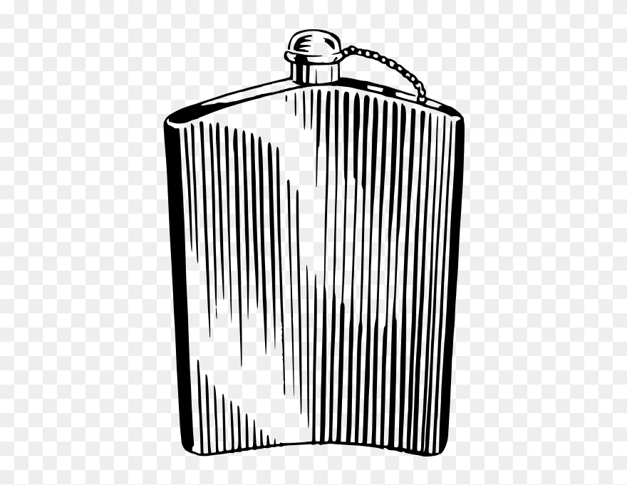 Hip Flask - Hip Flask Clipart - Png Download