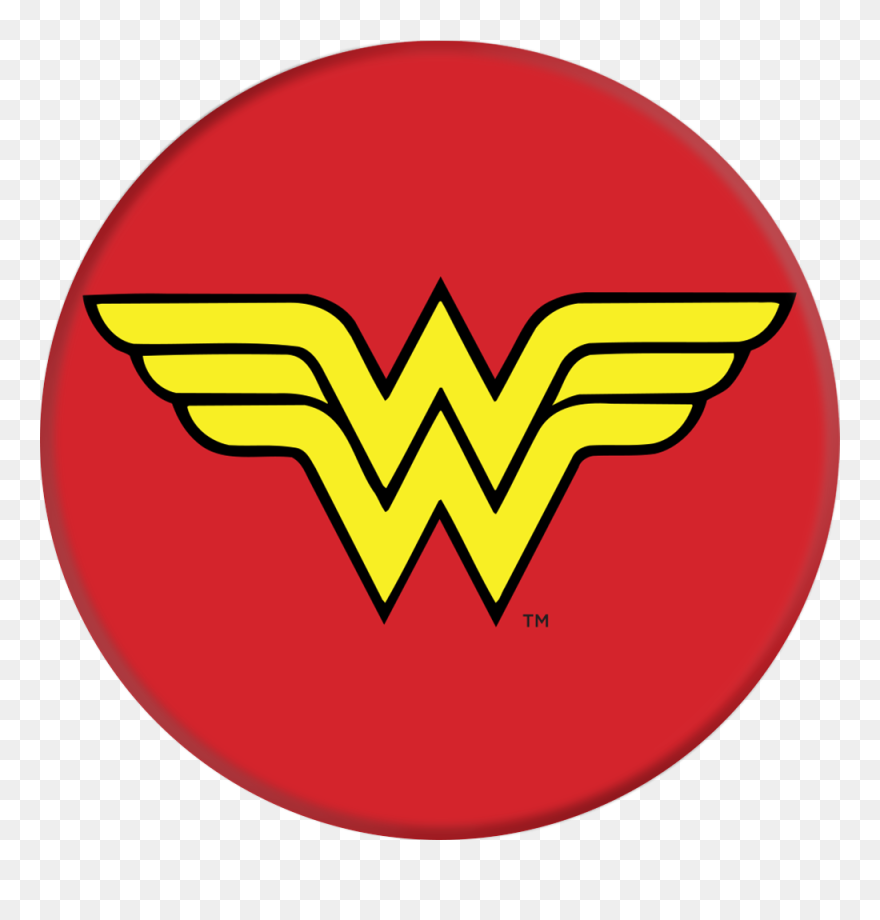 Wonder Woman Popsockets Grip Stand Green Lantern Batman - Wonder Woman Logo Png Transparent Clipart
