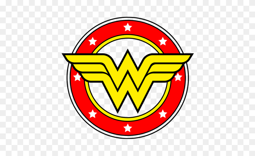 #geek #comic #wonderwoman - Clipart Super Hero Logos - Png Download
