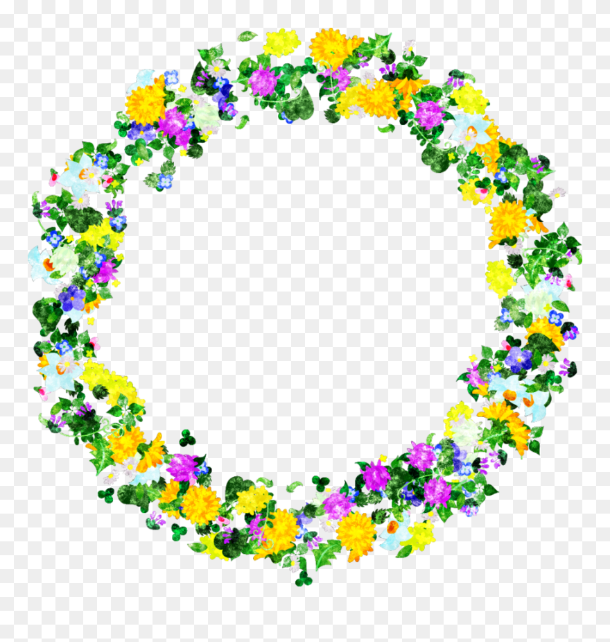 Little Flower Wreath By Atelier-bw - Midsommar Clipart - Png Download