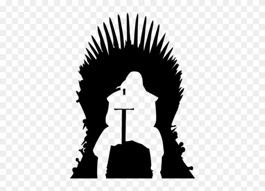 Game Of Thrones Silhouette Iron Throne Eddard Stark - Game Of Thrones Silhouette Clipart