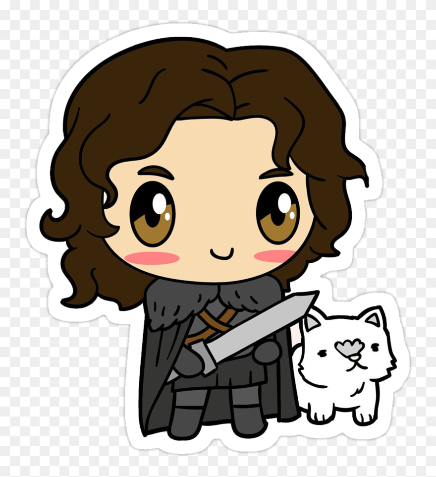 Arya Stark Clipart Jpg Library Stock Got - Game Of Thrones Cute Logo - Png Download