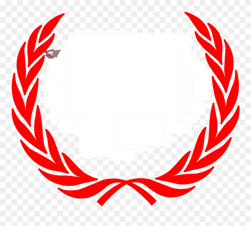 Transparent Blue Laurel Wreath Png Clipart