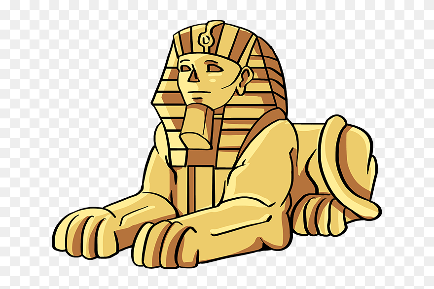 How To Draw Sphinx - Easy To Draw Sphinx Clipart